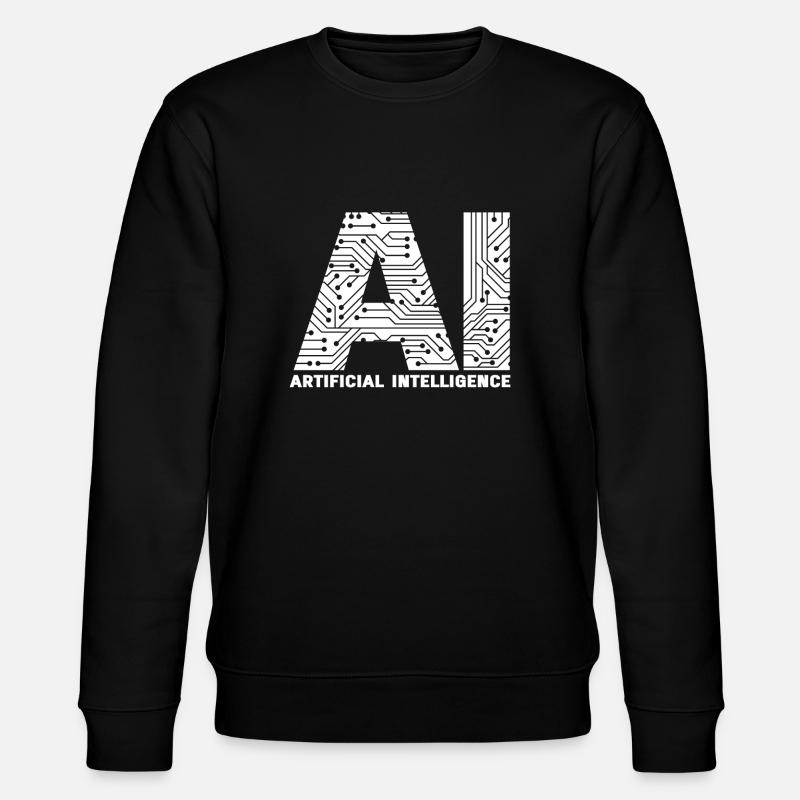 AI Artificial Intelligence - Stanley/Stella CHANGER Unisex Organic Sweatshirt - black