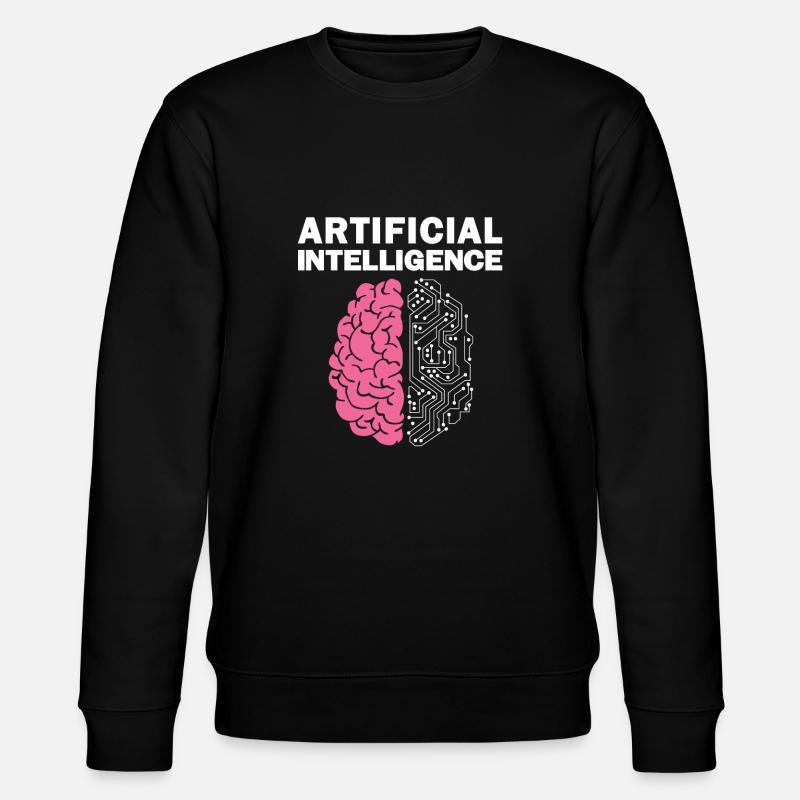 KI Künstliche Intelligenz - Stanley/Stella Unisex Bio-Sweatshirt CHANGER  - Schwarz