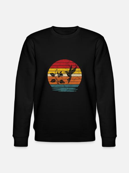 Colibri rétro - Sweat bio CHANGER Stanley/Stella Unisexe - noir