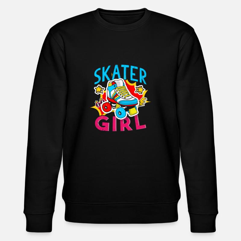 Skater Fille Roller - Sweat bio CHANGER Stanley/Stella Unisexe - noir