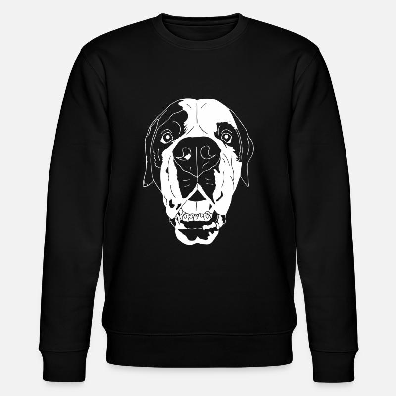 Bernhardiner - Stanley/Stella Unisex Bio-Sweatshirt CHANGER  - Schwarz
