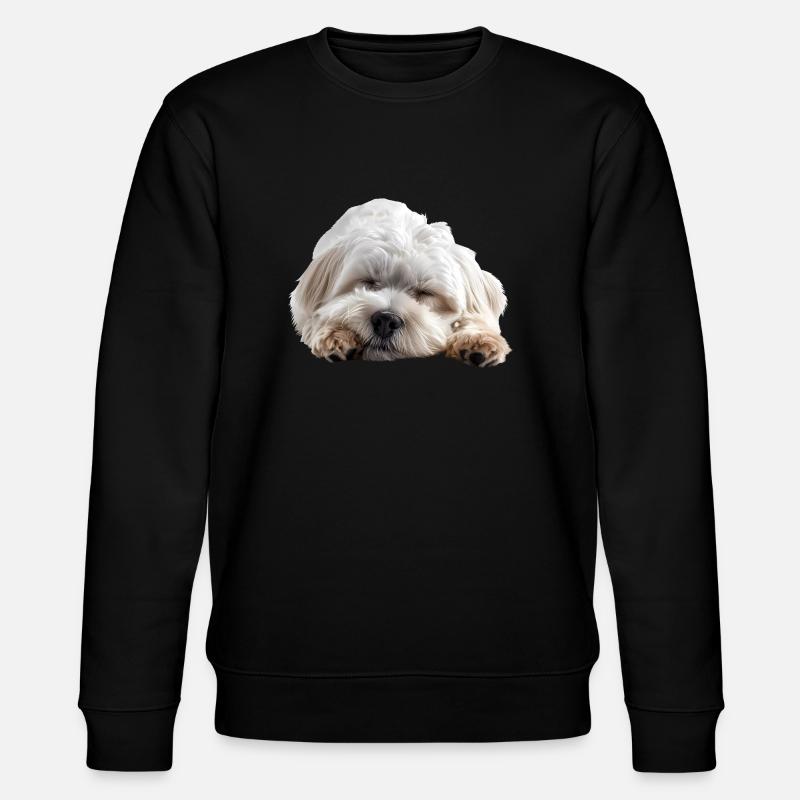 Coton de tulear - Stanley/Stella Unisex Bio-Sweatshirt CHANGER - Schwarz