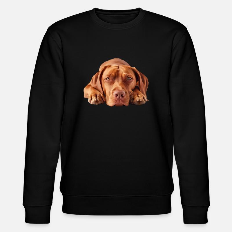 Vizsla - Stanley/Stella Unisex Bio-Sweatshirt CHANGER  - Schwarz