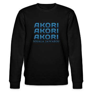 Akori - Sweat bio CHANGER Stanley/Stella Unisexe - noir - Devant - Nik (191cm) & Marisol (170cm)