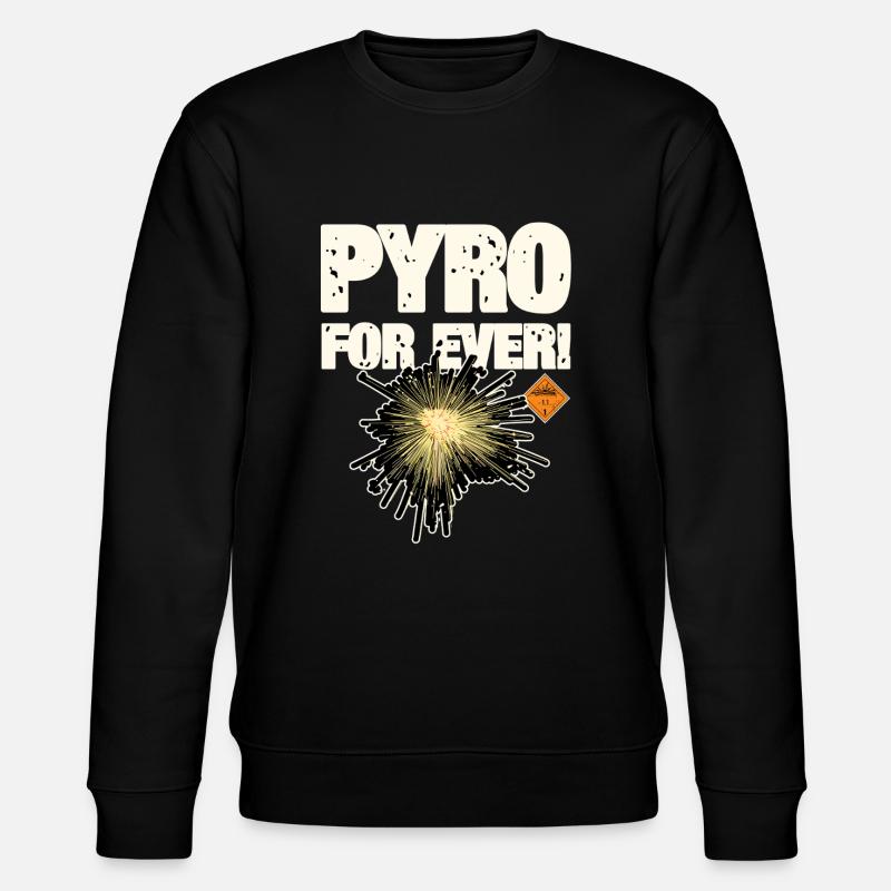 Pyro Pyro - Stanley/Stella CHANGER Unisex Organic Sweatshirt - black