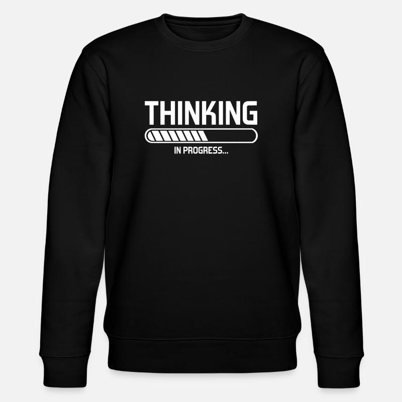 thinking - Stanley/Stella Unisex Bio-Sweatshirt CHANGER  - Schwarz