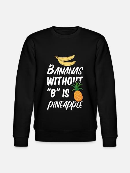 Banana - Stanley/Stella CHANGER Unisex Organic Sweatshirt - black