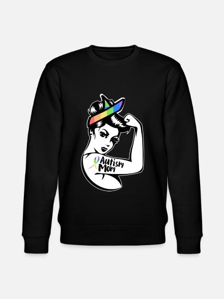 Autism Autistic - Stanley/Stella CHANGER Unisex Organic Sweatshirt - black