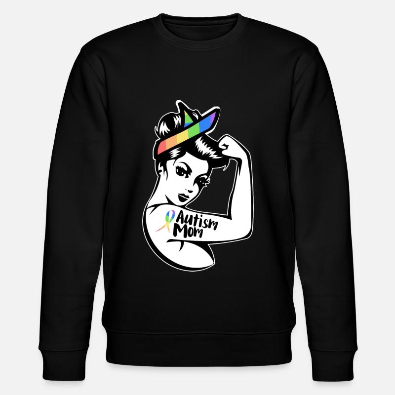 Autisme autiste - Sweat bio CHANGER Stanley/Stella Unisexe - noir