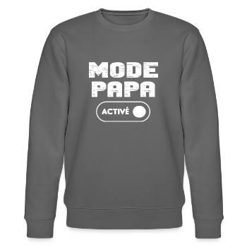 Mode papa activé - Sweat bio CHANGER Stanley/Stella Unisexe - bordeaux - Devant - Nik (191cm) & Marisol (170cm)