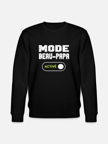 Mode beau-papa activé - Sweat bio CHANGER Stanley/Stella Unisexe - noir
