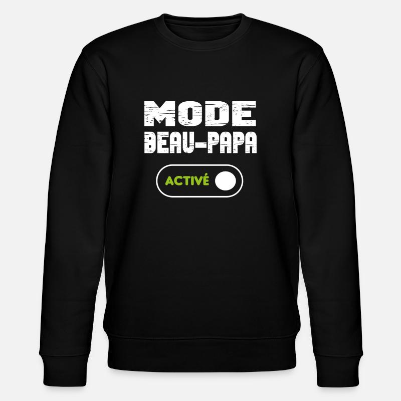 Mode beau-papa activé - Sweat bio CHANGER Stanley/Stella Unisexe - noir