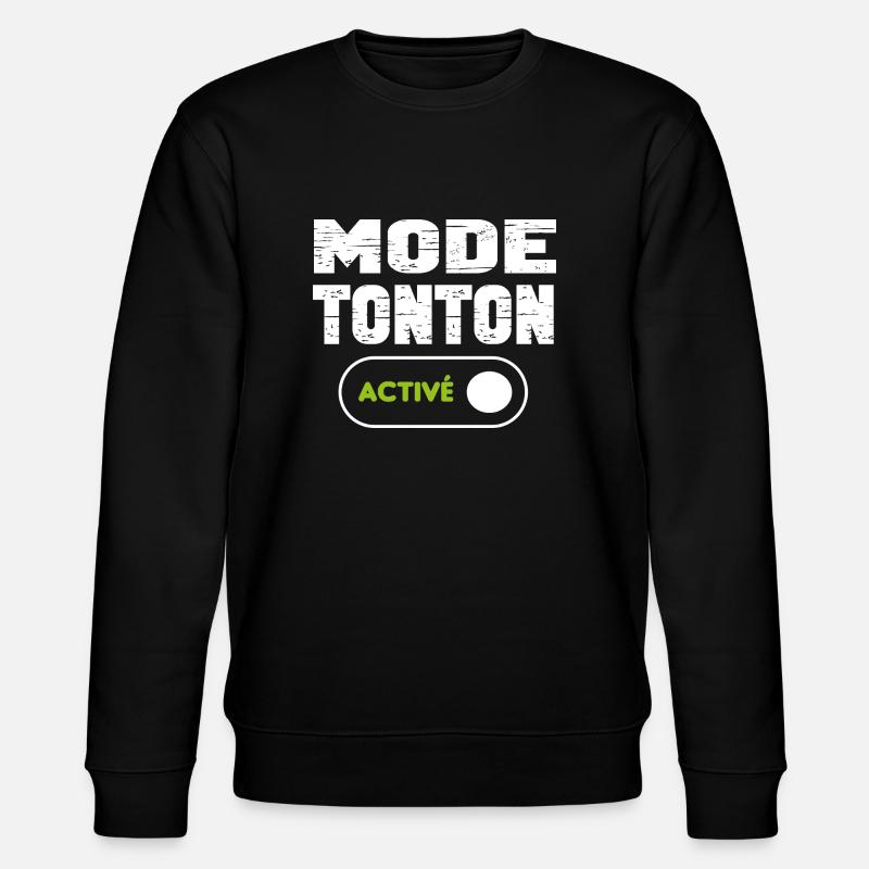Mode tonton activé - Sweat bio CHANGER Stanley/Stella Unisexe - noir