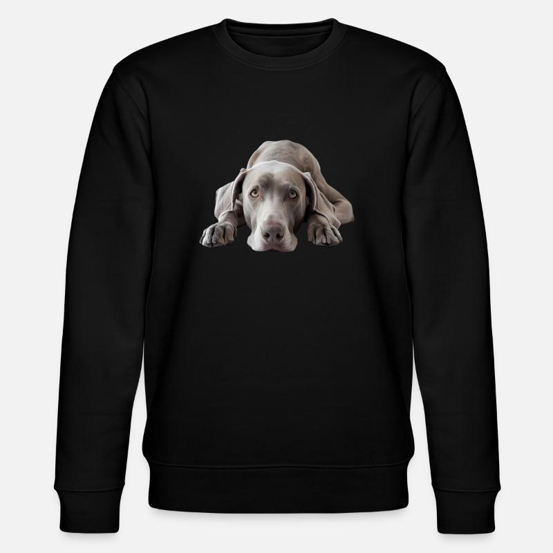 Weimaraner - Stanley/Stella Unisex Bio-Sweatshirt CHANGER  - Schwarz