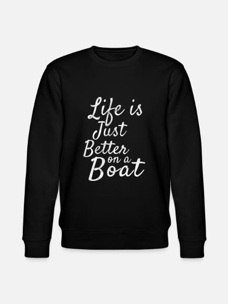 Bateau à voile - Sweat bio CHANGER Stanley/Stella Unisexe - noir