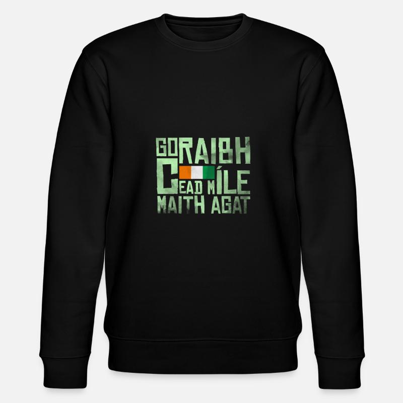 Irland Ireland - Stanley/Stella Unisex Bio-Sweatshirt CHANGER  - Schwarz