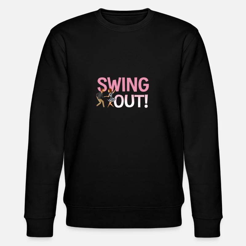 Swing Tanzen Swing Out - Stanley/Stella Unisex Bio-Sweatshirt CHANGER  - Schwarz