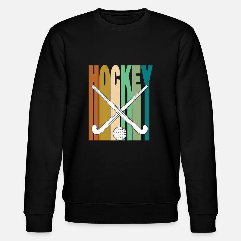 Feldhockey Retro - Stanley/Stella Unisex Bio-Sweatshirt CHANGER - Schwarz