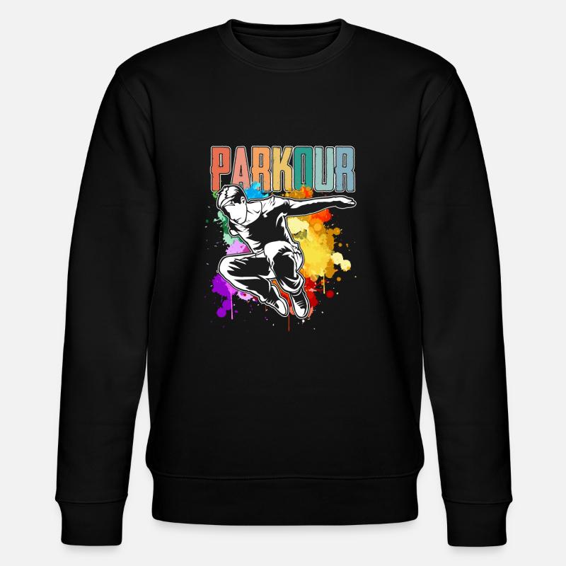 Parkour - Sweat bio CHANGER Stanley/Stella Unisexe - noir