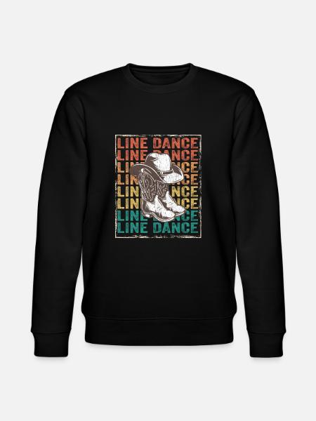 Line Dancing - Line Dance - Stanley/Stella Unisex Bio-Sweatshirt CHANGER  - Schwarz