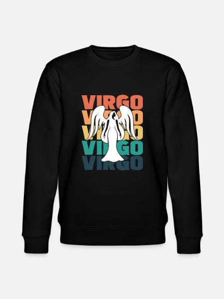 Virgo Zodiac Birthday - Stanley/Stella CHANGER Unisex Organic Sweatshirt - black