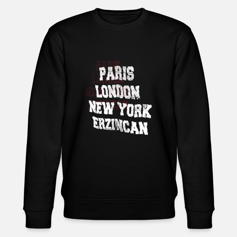Erzincan Town - Stanley/Stella CHANGER Unisex Organic Sweatshirt - black