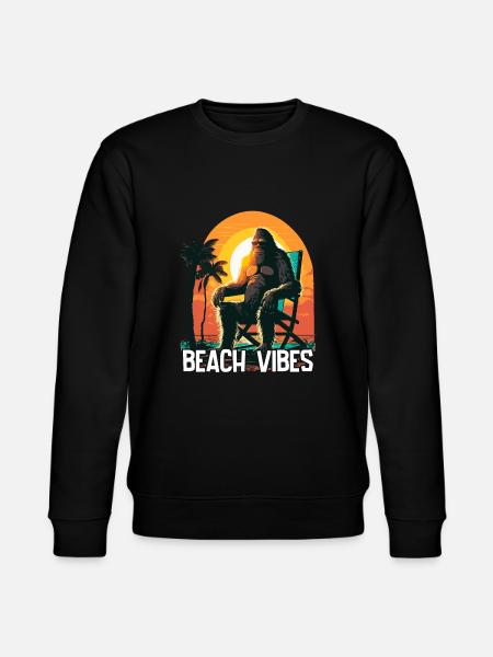 Vacation Beach Vibes - Stanley/Stella CHANGER Unisex Organic Sweatshirt - black