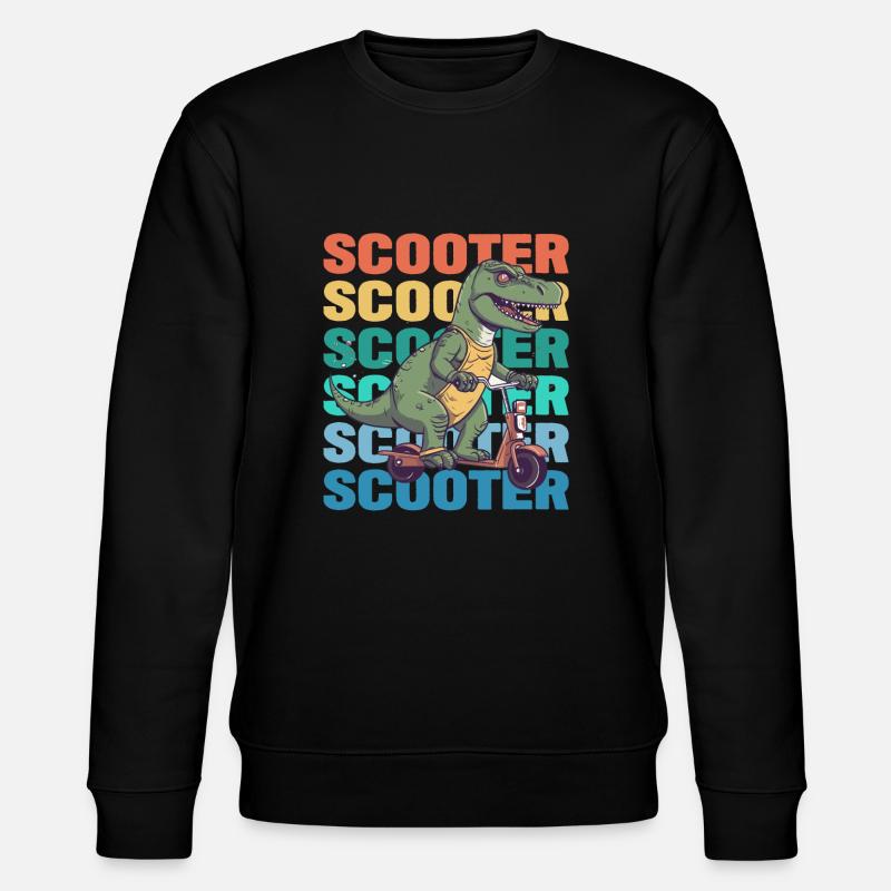 Scootering T Rex - Sweat bio CHANGER Stanley/Stella Unisexe - noir