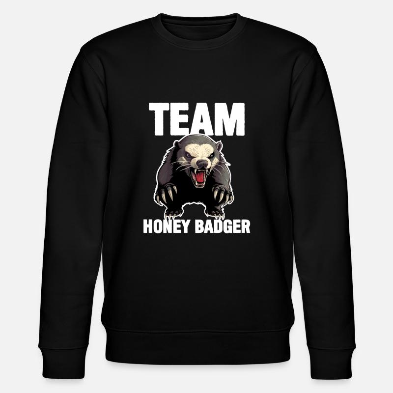 L’équipe Honey Badger - Sweat bio CHANGER Stanley/Stella Unisexe - noir