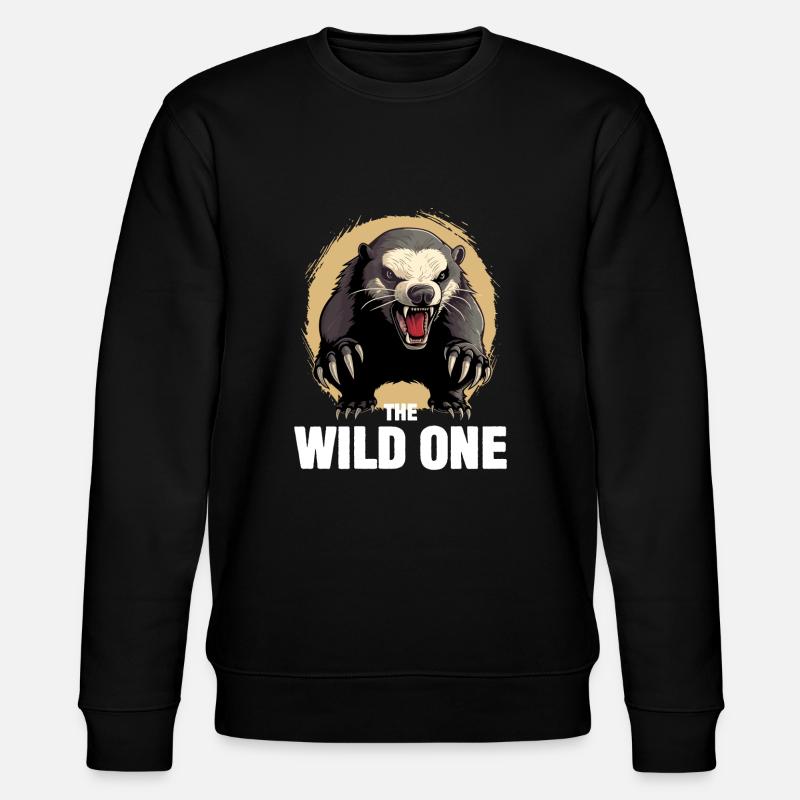 Honey Badger The Wild One - Sweat bio CHANGER Stanley/Stella Unisexe - noir