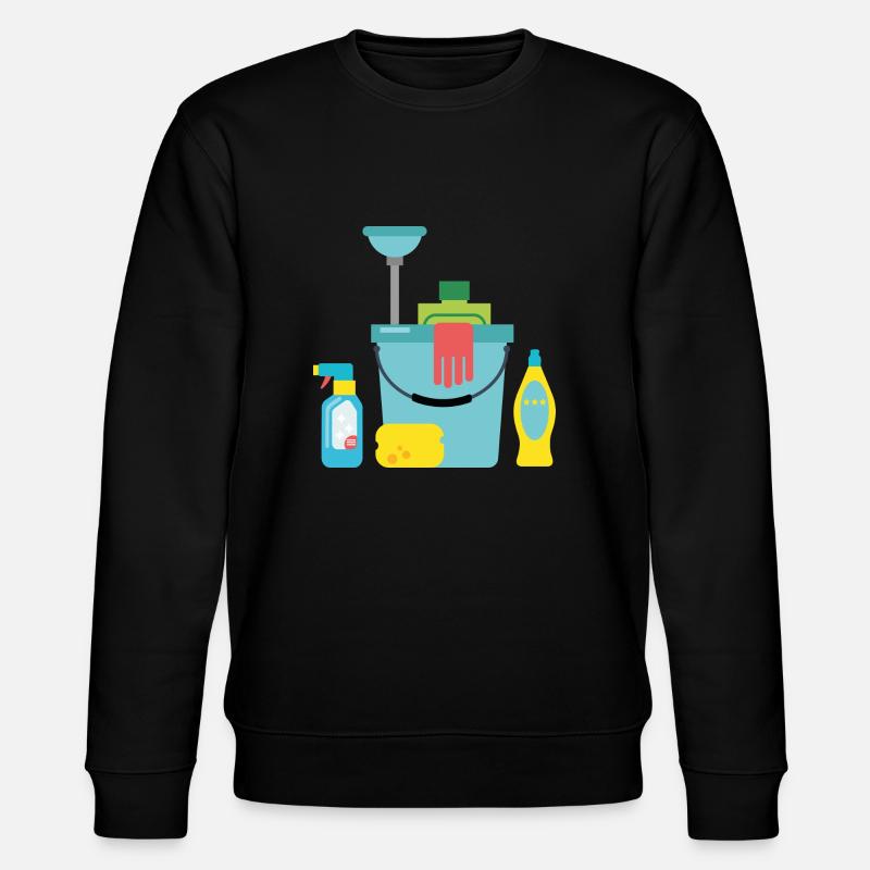 Putzmittel - Stanley/Stella Unisex Bio-Sweatshirt CHANGER  - Schwarz