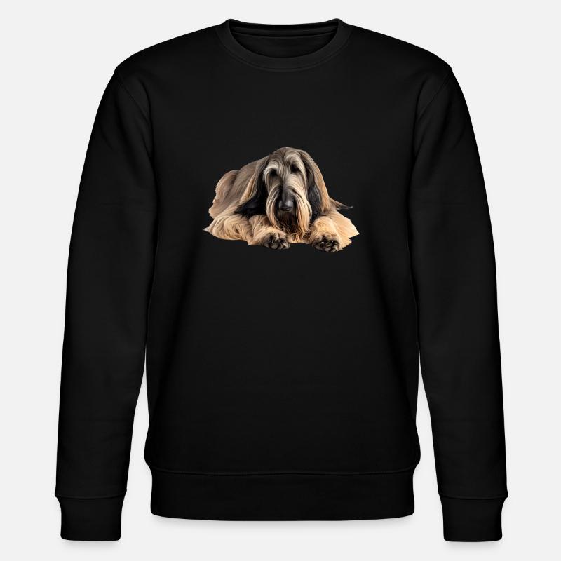 Afghan Hound - Stanley/Stella Unisex Bio-Sweatshirt CHANGER  - Schwarz