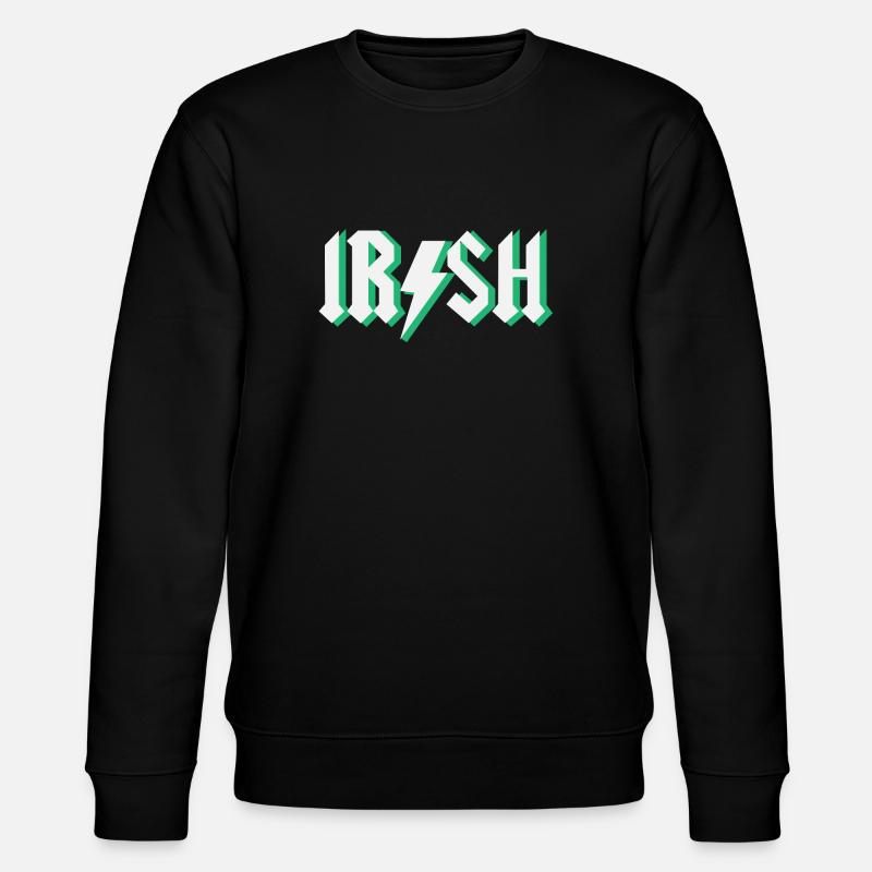 IRISH st patrick's day - Stanley/Stella CHANGER Unisex Organic Sweatshirt - black