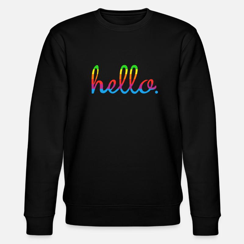 Hello Mac - Stanley/Stella Unisex Bio-Sweatshirt CHANGER  - Schwarz