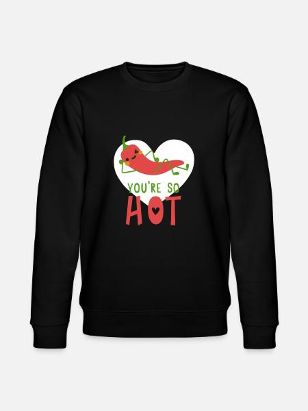 You're so hot peppers - Stanley/Stella CHANGER Unisex Organic Sweatshirt - black