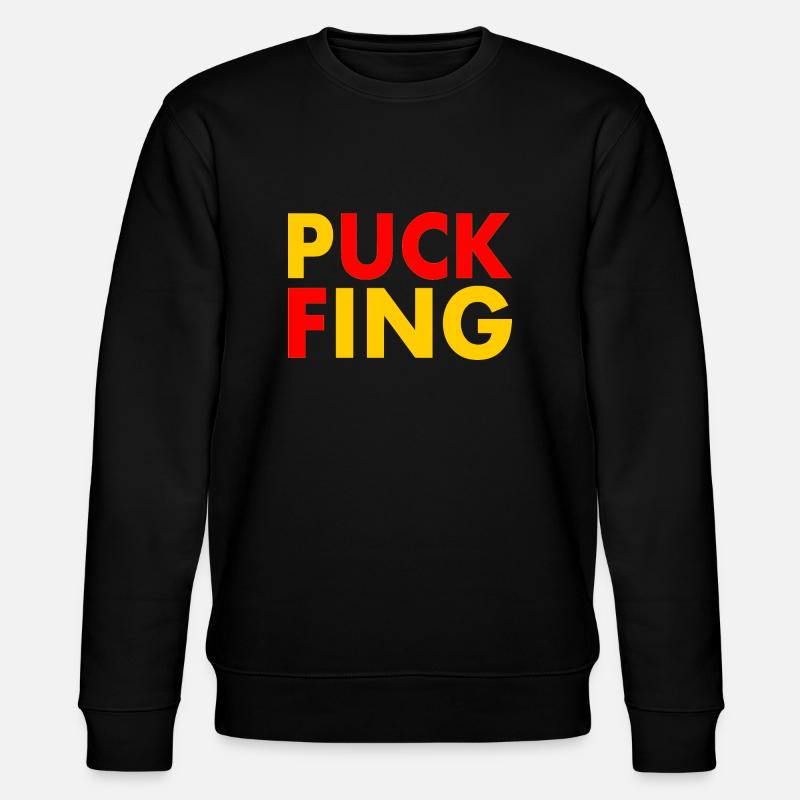Puck fing - Stanley/Stella Unisex Bio-Sweatshirt CHANGER  - Schwarz