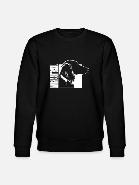 Longhaired Profile Dogs Dog Wilsigns - Stanley/Stella CHANGER Unisex Organic Sweatshirt - black