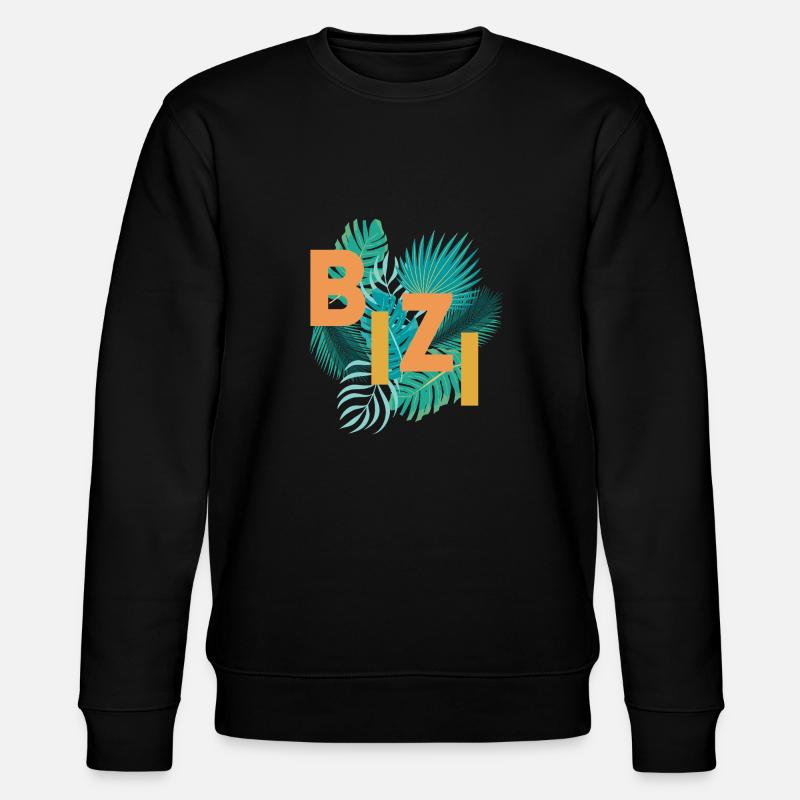 PALM TREES LIFE BASQUE BIZI - Sweat bio CHANGER Stanley/Stella Unisexe - noir