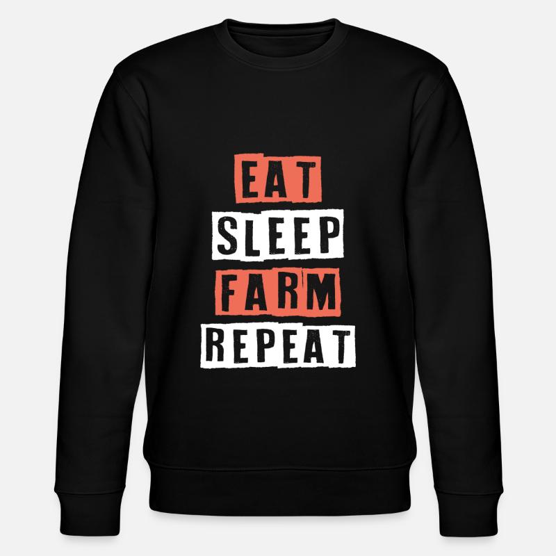 manger le sommeil ferme répéter - Sweat bio CHANGER Stanley/Stella Unisexe - noir