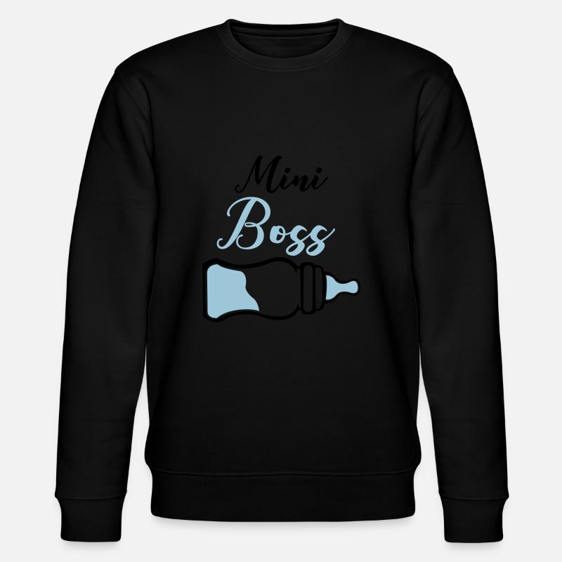 babyflasche boss - Stanley/Stella Unisex Bio-Sweatshirt CHANGER - Schwarz