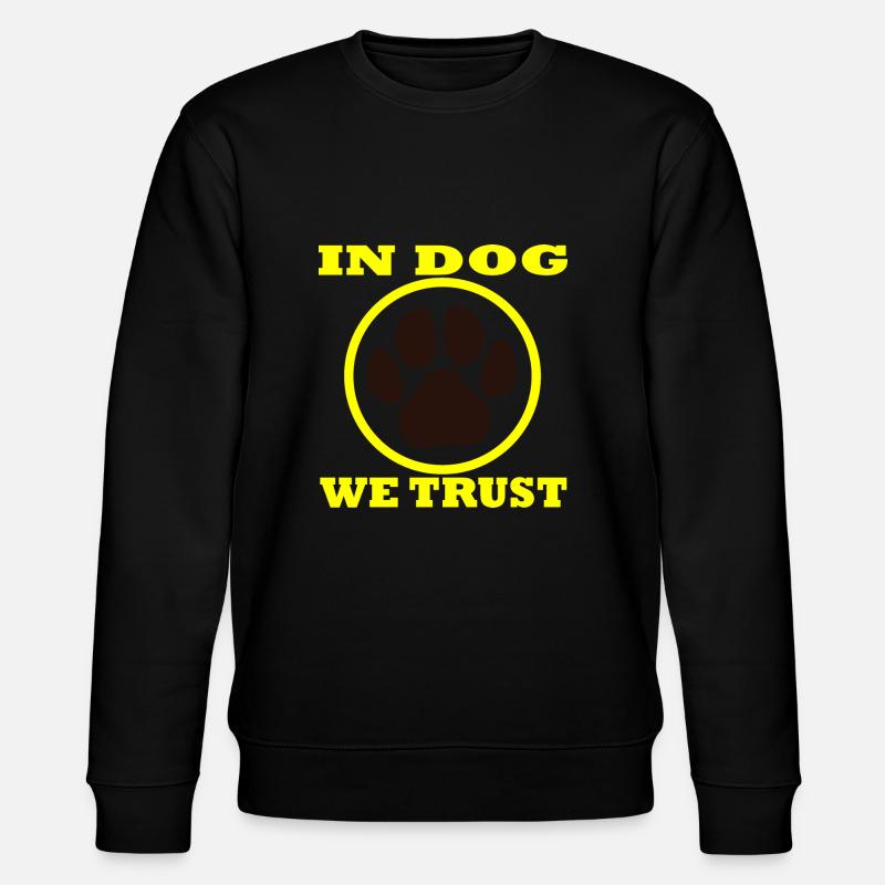 Hund Dog - Stanley/Stella Unisex Bio-Sweatshirt CHANGER  - Schwarz