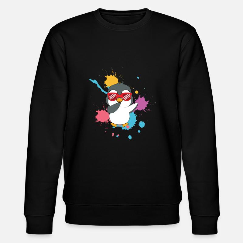 Dabbing pingouin mignon - Sweat bio CHANGER Stanley/Stella Unisexe - noir