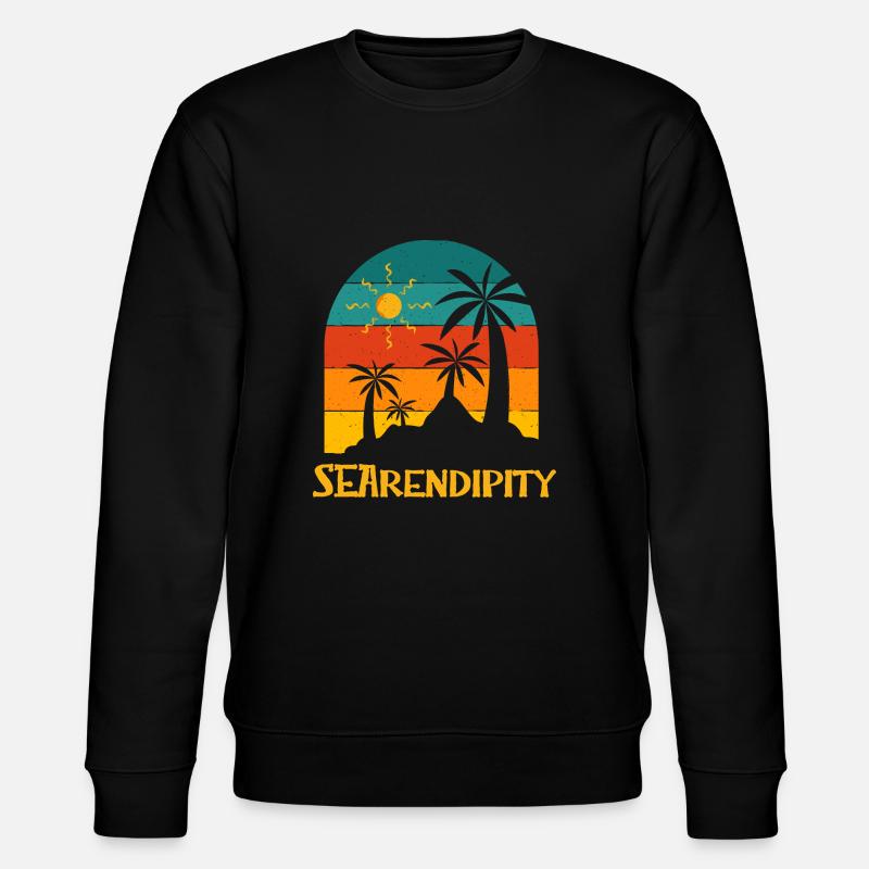 Searendipity Dictons d’été Citations tropicales - Sweat bio CHANGER Stanley/Stella Unisexe - noir