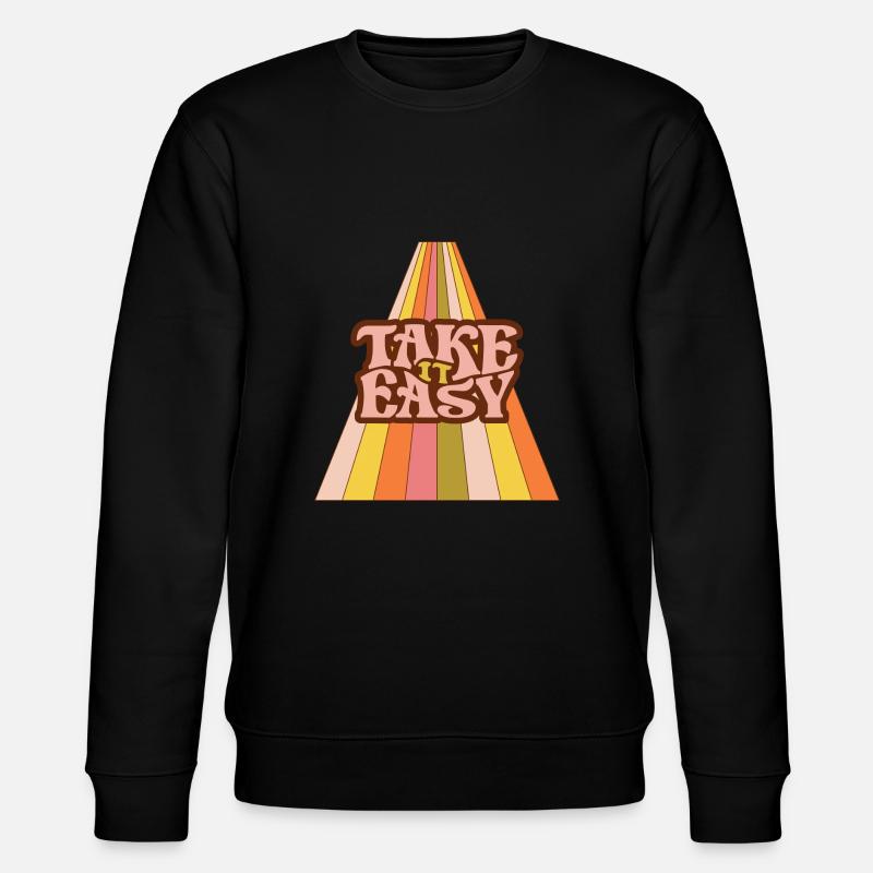 Take it Easy - Stanley/Stella Unisex Bio-Sweatshirt CHANGER  - Schwarz