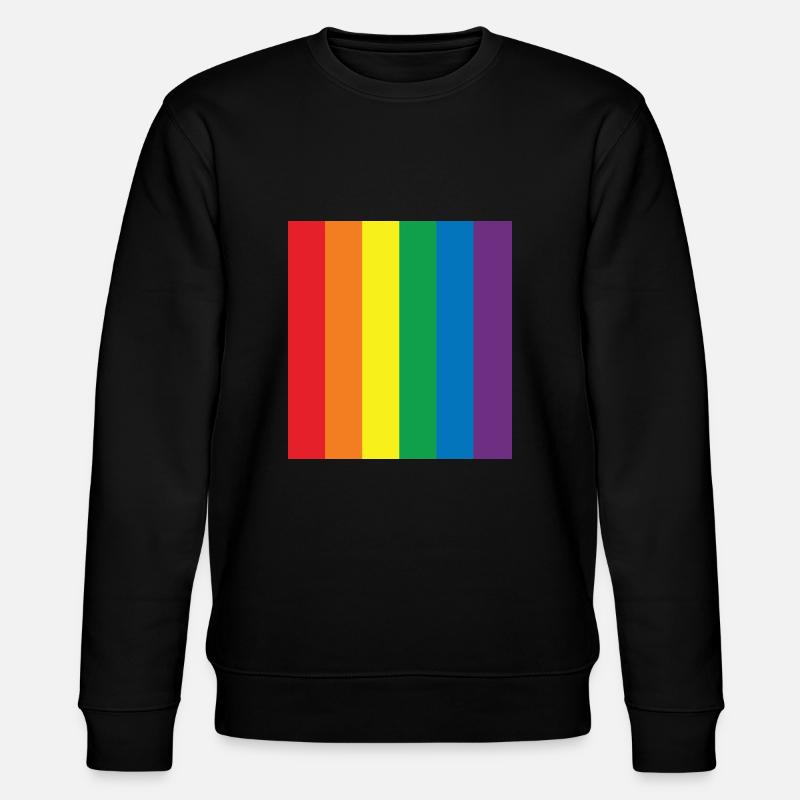 REGENBOGEN-FARBE - Stanley/Stella Unisex Bio-Sweatshirt CHANGER  - Schwarz