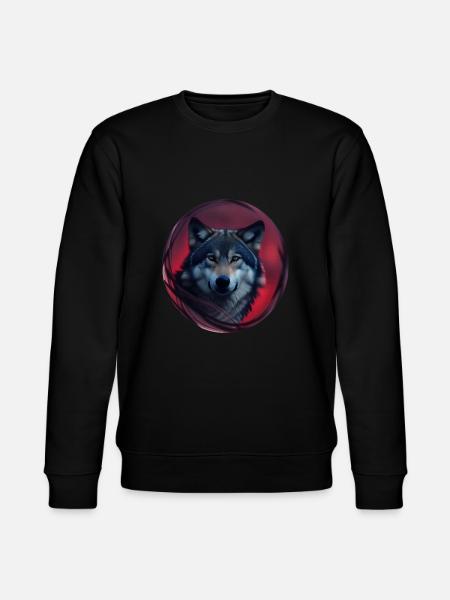 wolf - Stanley/Stella CHANGER Unisex Organic Sweatshirt - black