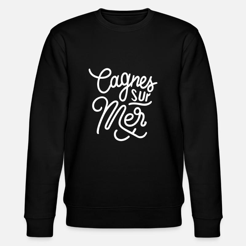 Cagnes Sur Mer - Sweat bio CHANGER Stanley/Stella Unisexe - noir