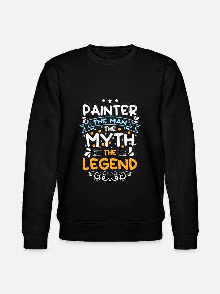 Painter Varnisher Paint Craftsman - Stanley/Stella CHANGER Unisex Organic Sweatshirt - black