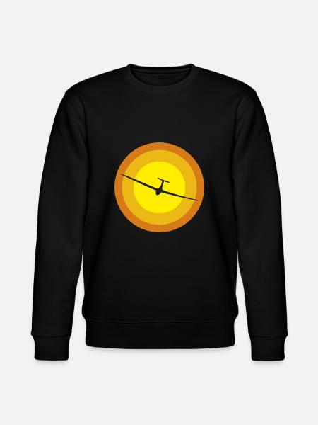 planeur et soleil - Sweat bio CHANGER Stanley/Stella Unisexe - noir