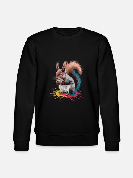 Squirrel - Stanley/Stella CHANGER Unisex Organic Sweatshirt - black